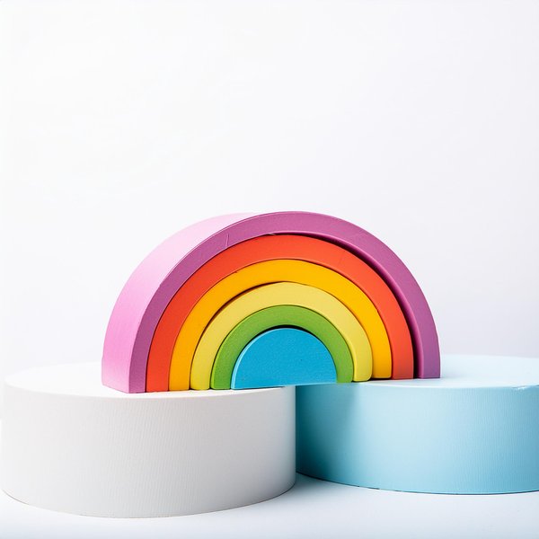 Regenbogen aus Holz